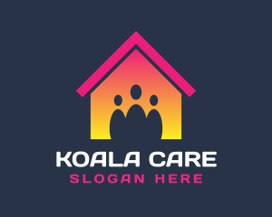 House Family Care logo design