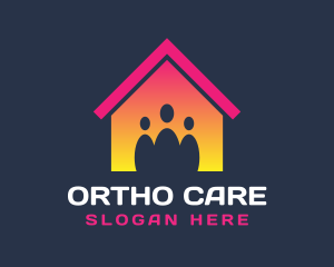 House Family Care logo design