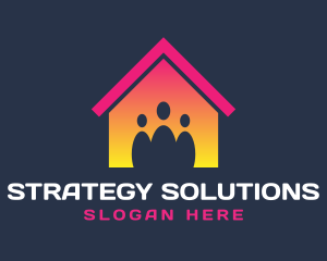 House Family Care logo design