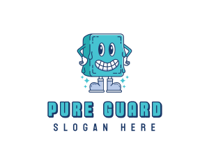 Soap Disinfection Cleaner logo design