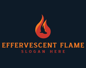 Fish Flame Gastropub logo design