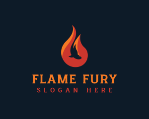 Fish Flame Gastropub logo design