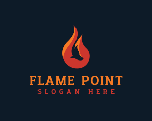 Fish Flame Gastropub logo design