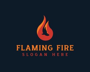 Fish Flame Gastropub logo design