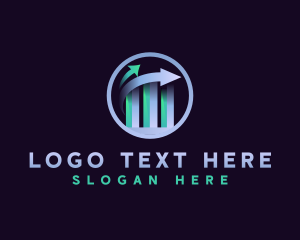 Graph Marketing Arrow logo