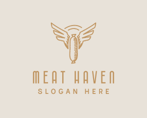 Sausage Wing Meat logo design