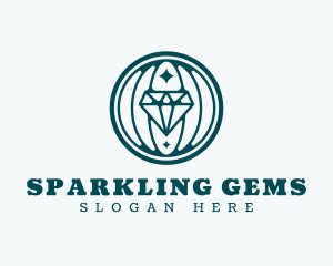 International Jeweller Diamond logo design