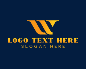 Professional Company Letter W logo