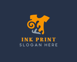 Swirl T-shirt Printing logo design