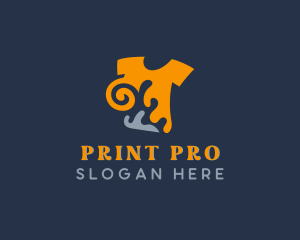 Swirl T-shirt Printing logo design