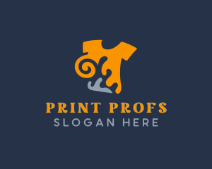 Swirl T-shirt Printing logo design