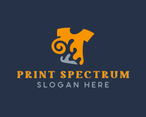 Swirl T-shirt Printing logo design