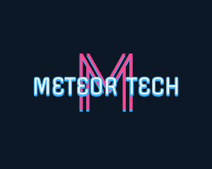 Neon Tech Digital logo design