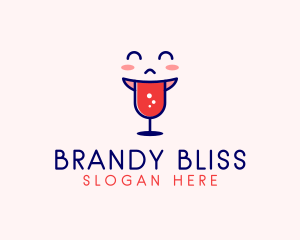 Happy Hour Wine  logo design