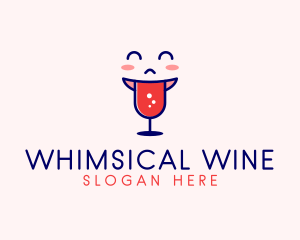 Happy Hour Wine  logo design