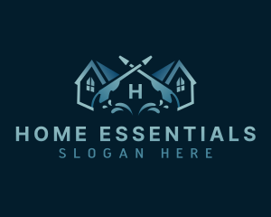 Housekeeping Pressure Washing logo design