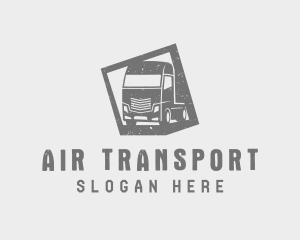 Freight Truck Delivery logo design