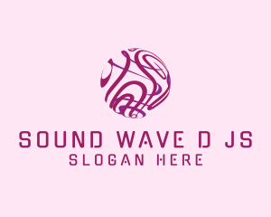 Tech Sphere Swirl logo design