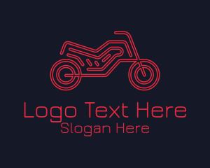 Motorcycle Racer Bike Logo