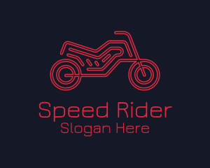 Motorcycle Racer Bike logo