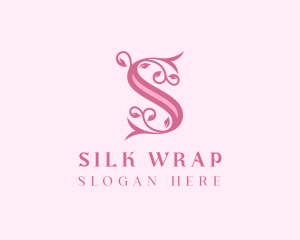 Wellness Floral Letter S logo design