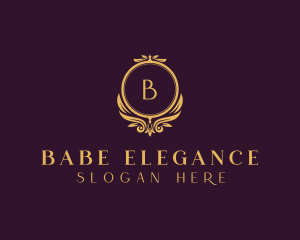 Elegant Floral Salon logo design