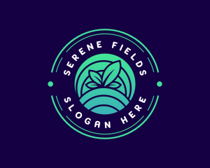 Plant Farm Field logo design