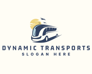 Transportation Bus Tour logo design