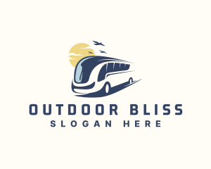 Transportation Bus Tour logo design