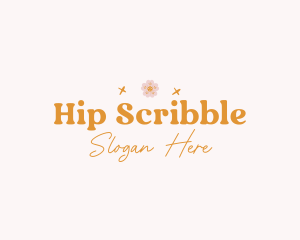 Floral Doodle Boutique logo design