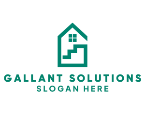 Residential Property Stairs  logo design