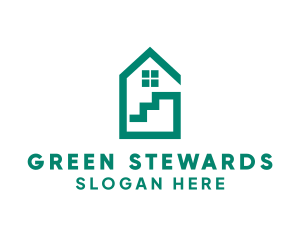 Residential Property Stairs  logo design