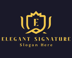 Royal Elegant Shield logo design