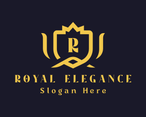 Royal Elegant Shield logo design