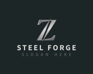 Machine Steel Industry logo design