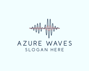 Telecommunications Audio Wave logo design