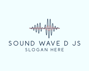 Telecommunications Audio Wave logo design