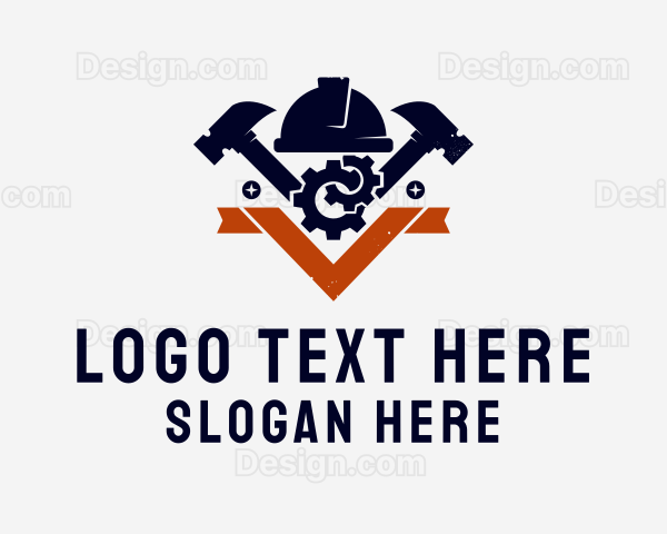 Construction Gear Repair Logo