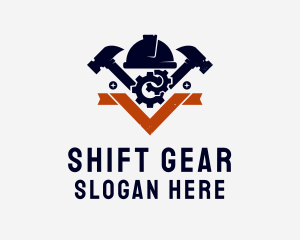 Construction Gear Repair  logo design