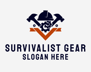 Construction Gear Repair  logo design