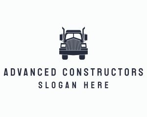 Armored Trailer Truck logo design