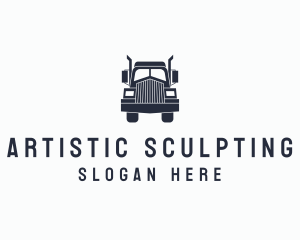 Armored Trailer Truck logo design