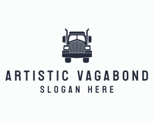 Armored Trailer Truck logo design