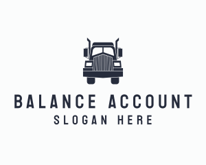 Armored Trailer Truck logo design