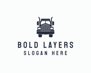 Armored Trailer Truck logo design