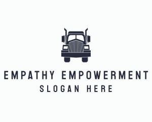 Armored Trailer Truck logo design