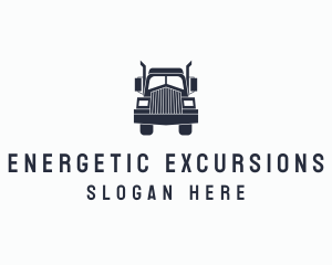 Armored Trailer Truck logo design