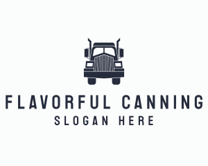 Armored Trailer Truck logo design