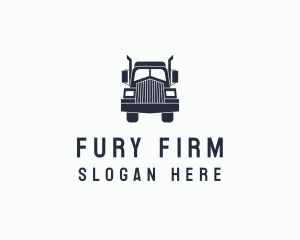 Armored Trailer Truck logo design