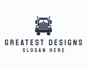 Armored Trailer Truck logo design